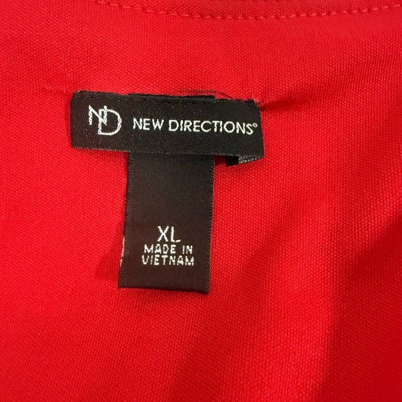 New Directions Women’s Red Maxi Dress Size XL NWT - Picture 8 of 16